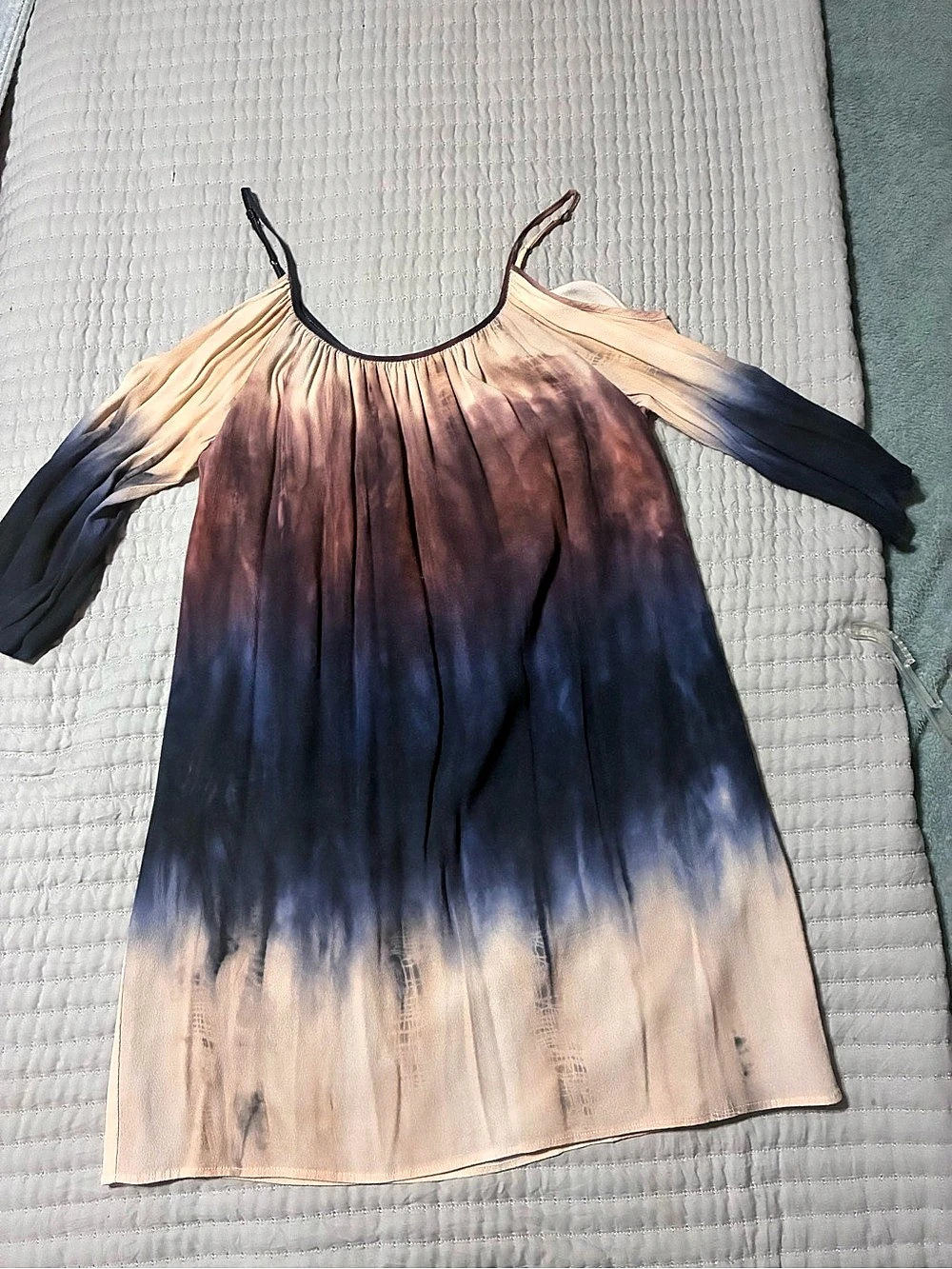 Karen Kane Tie-Dye Dess in Black & Pink Size Medium